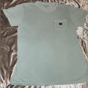 L Men/Unisex Denim & Supply Ralph Lauren Blue Pocket Tee,Designer,Western,Cowboy